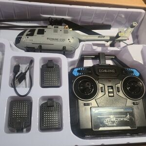 Eachine E120 Gray RC Helicopter Set
